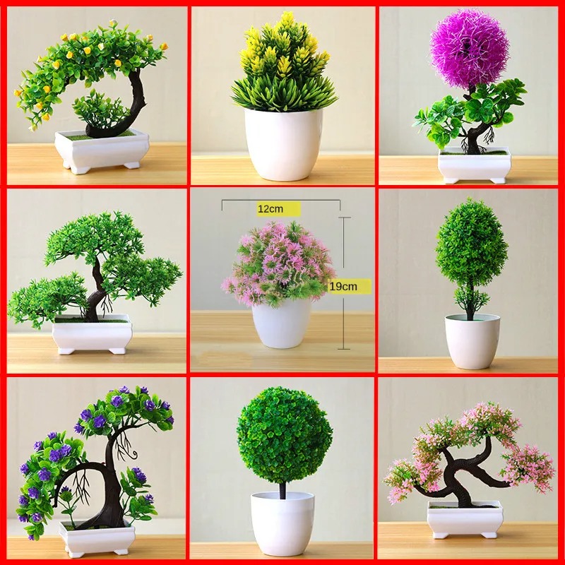 Bonsai Garden Ideas - Künstlicher Kleiner Baum Topfpflanze Gefälschte Bonsai-Pflanzen