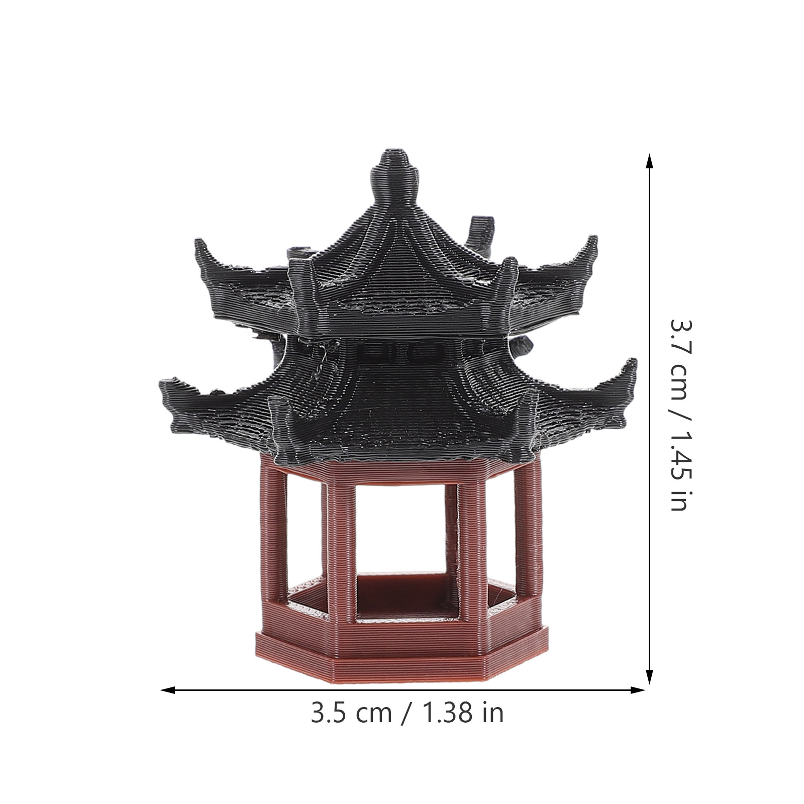 Exquisite Mini-Sechseck-Pavill – Bonsai Garden Set Up Bewertung und Preis