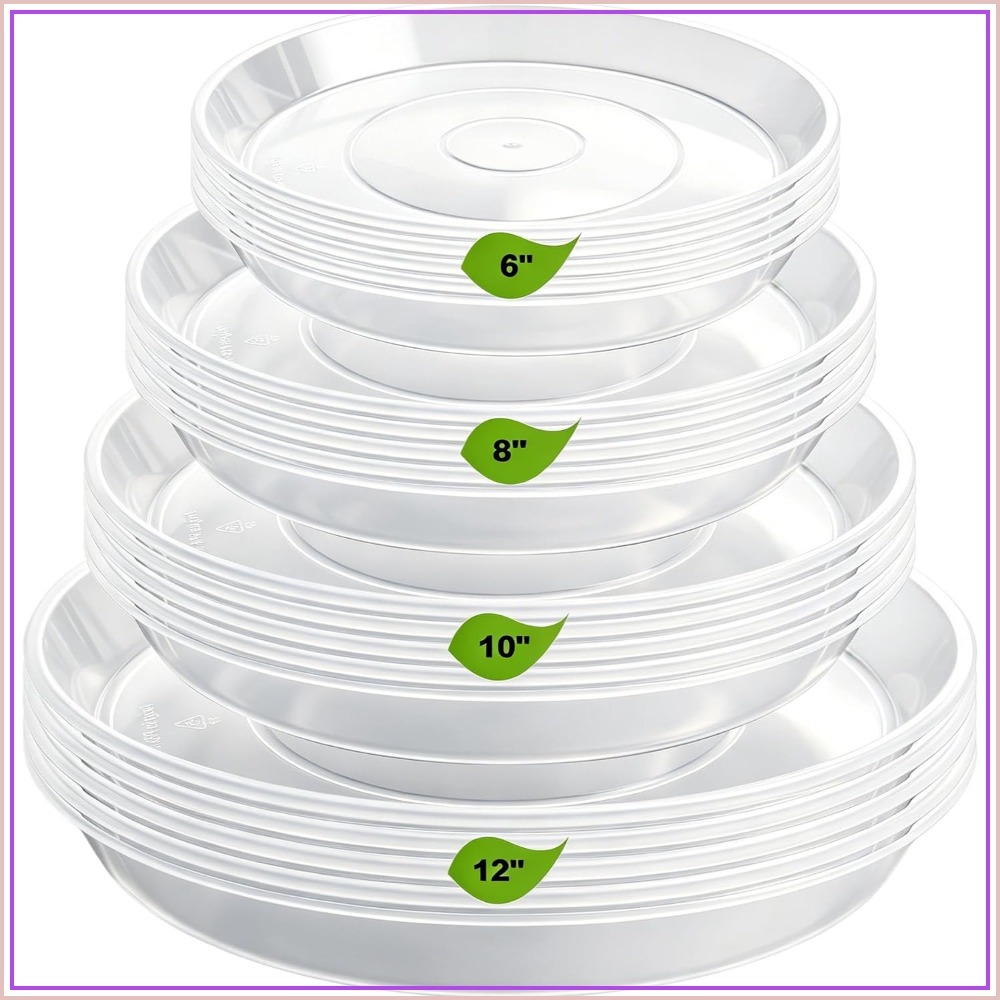20er-Pack robuste Pflanzunters – Drip Tray Saucer Bewertung und Preis