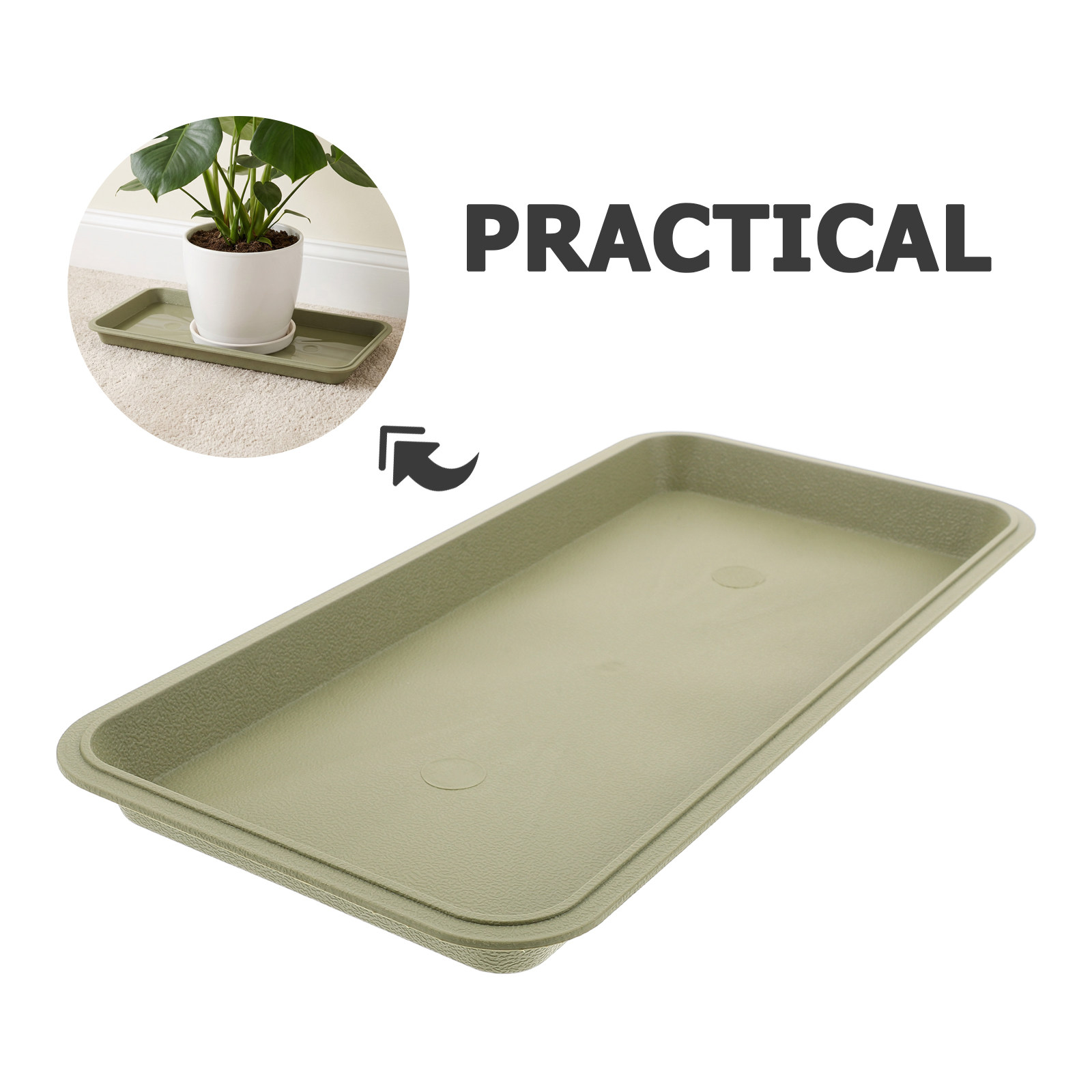 29,5x14,5cm Rechteckige Pflanz – Drip Tray Saucer Bewertung und Preis