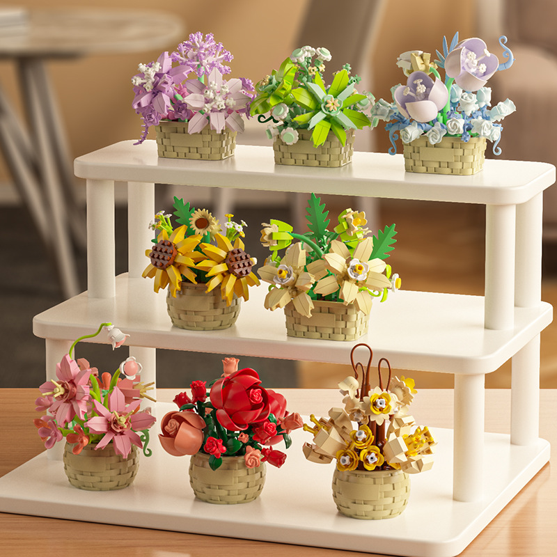 DIY MOC Topf Rose Sonnenblumen – Bonsai Garden Experts Bewertung und Preis