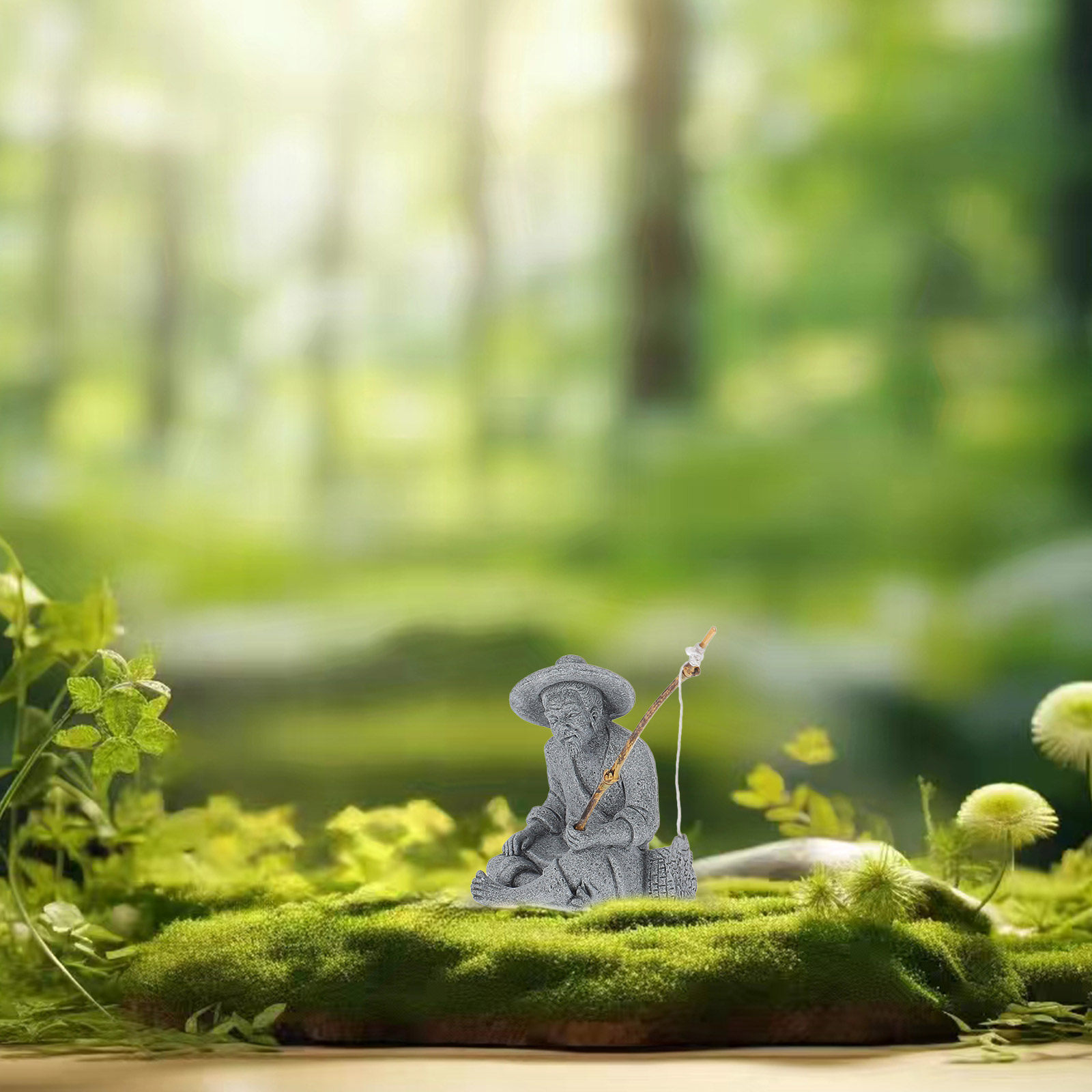 Mini-Fischer-Skulptur mit deta – Bonsai Garden Design Bewertung und Preis