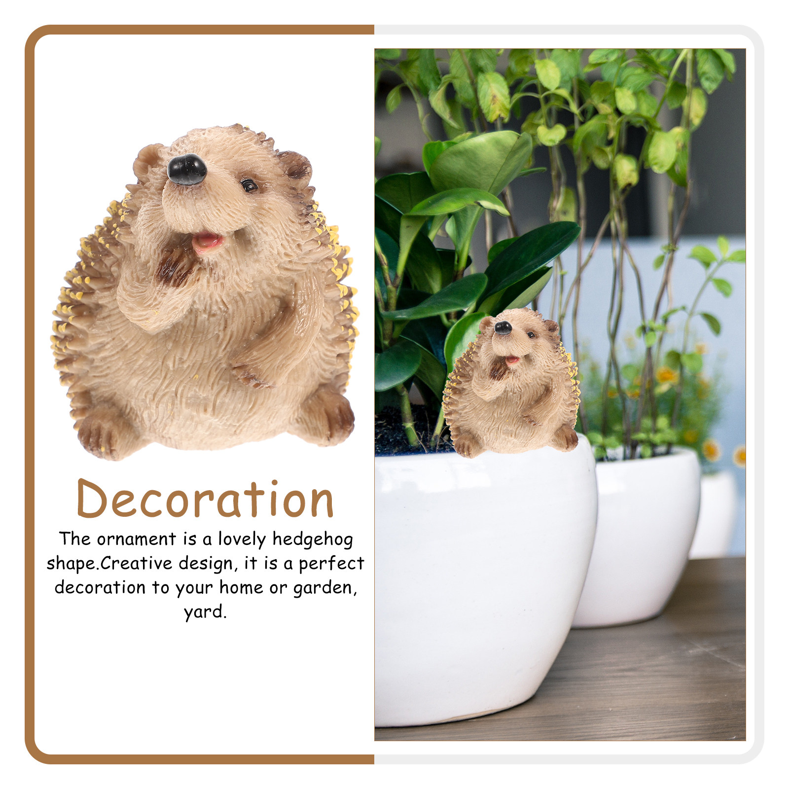 Hochwertige Plastik-Igel-Skulp – Bonsai Garden Set Up Bewertung und Preis