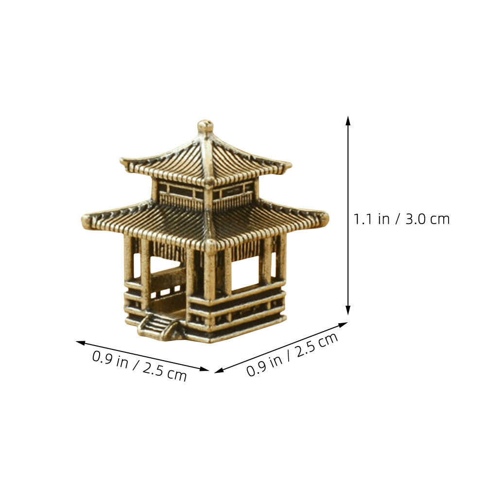 Messing-Pavillon-Ornament im V – Bonsai Garden Set Up Bewertung und Preis