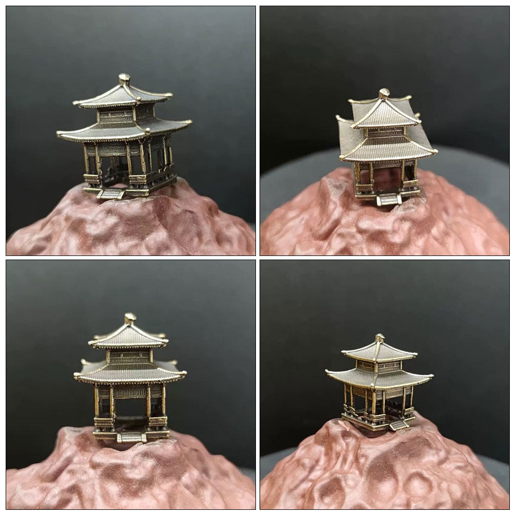 Messing-Pavillon-Ornament im V – Bonsai Garden Set Up Bewertung und Preis
