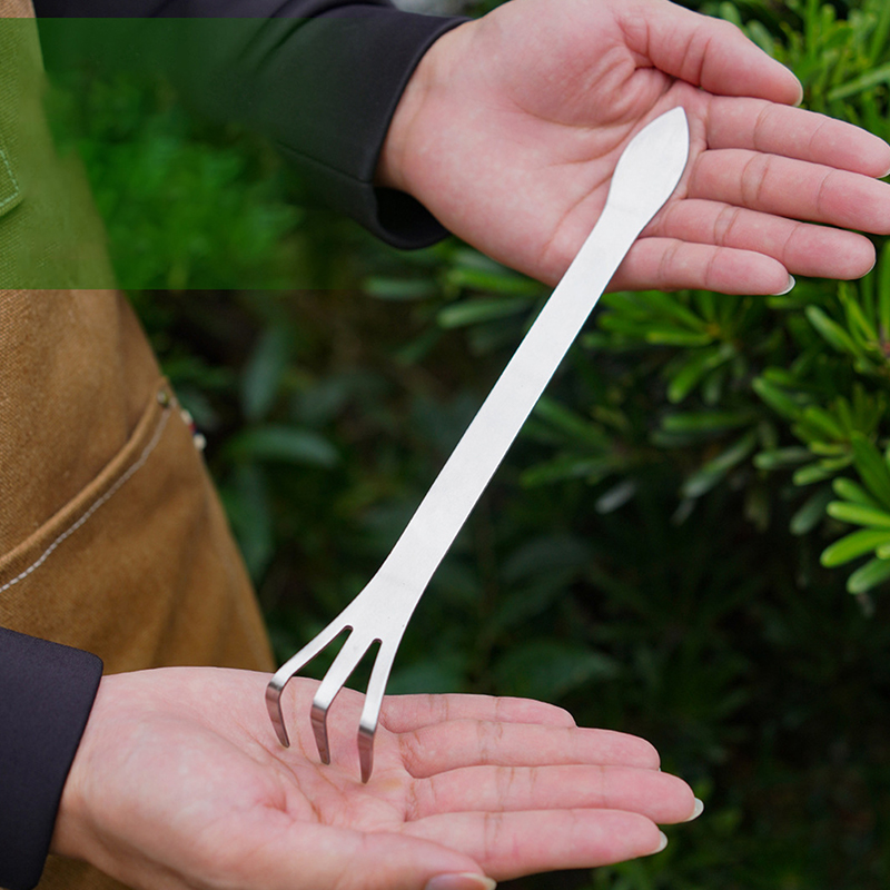 1Pc 3-Prong Lösen Boden Werkze – Bonsai Garden Rake Bewertung und Preis