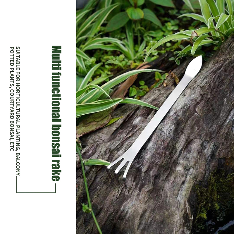 1PC Edelstahl Wurzel Rechen Bo – Bonsai Garden Rake Bewertung und Preis